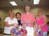 Baskets ready for Sunday's Bunco Blast party