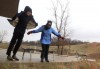 Strong winds blowing through region in Sandy's wake