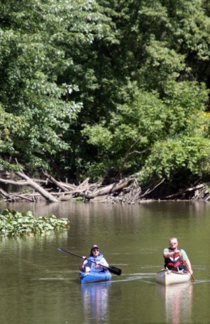 Rolling down the river