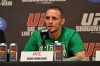 Eddie Wineland answers a question from a reporter Wednesday at the pre-fight press conference