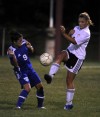 during the game against Chesterton at Chesterton. Tuesday, September 15th, 2009.