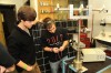 Kids upgrading wind turbine