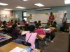 Athletes inspire sixth graders