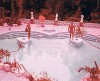 Jayne Mansfield and Mickey Hargitay Heart-Shaped Swimming Pool in 1959