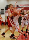 Crown Point's Michaela Prough, LaPorte's Delanie Alcorn