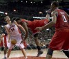 LeBron James; Aaron Gray; Chris Bosh