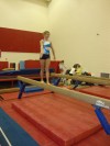 Crown Point gymnast Megan Supan