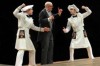 Brothers Adrian and Alexander Aguilar Play Gangsters Disguised as Bakers in "The Drowsy Chaperone" in May 2010