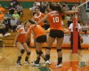 Class 2A Girls Volleyball Regional celebration 2