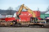Train crash cleanup