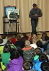 Safety train visits Merrillville school