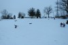 Winter sports take over golf course
