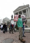 Union protests continue