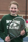 Whiting tennis star Grace Huss