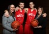 Munster's Luke Wuchenich and Adam Ostoich