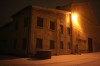 Former steel mill building