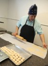 Fernando Gutierrez makes flour tortillas