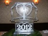 Ice sculpture at Charlie Trotter's