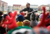 Central Elementary students sing in Valparaiso