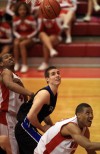 Homewood-Flossmoor players Antonio Bishop and Ricky Bullock