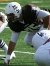 Mount Carmel offensive lineman Nick Roach