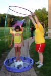 Bubbles galore at Crete library program