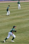 RailCats players field balls 