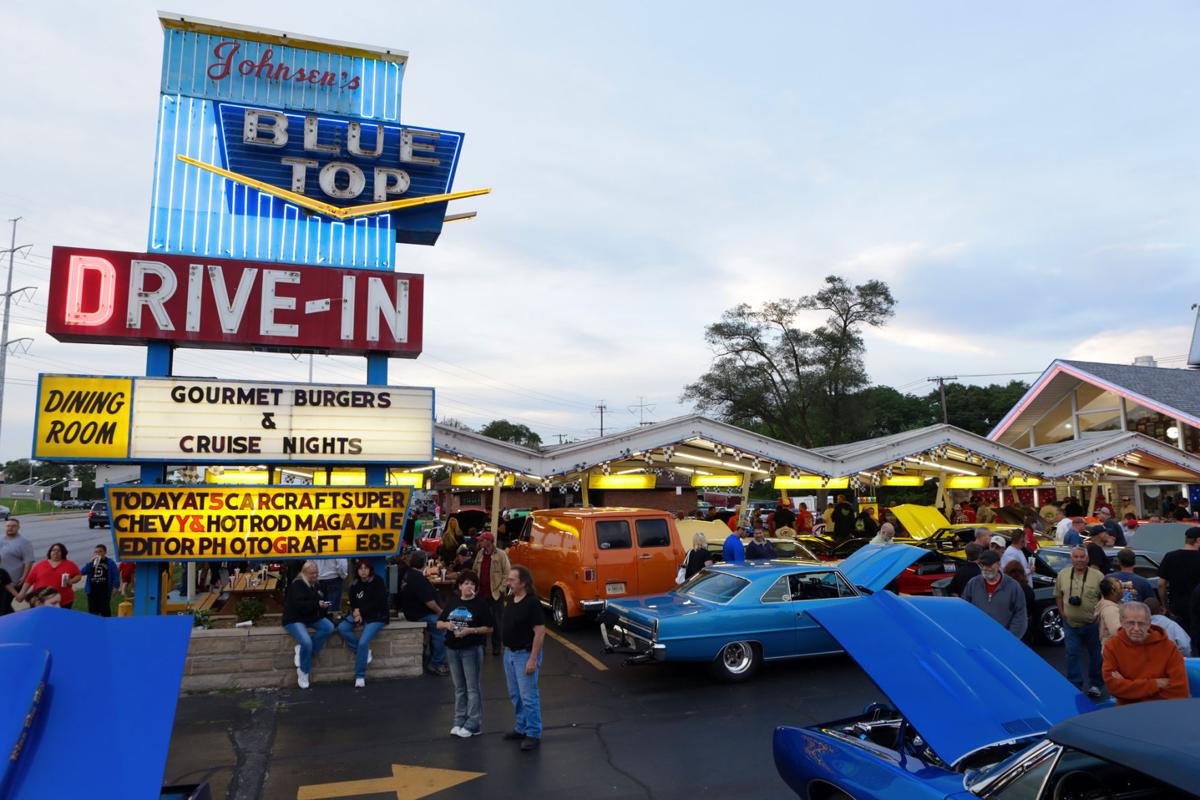 Gallery E85 race car and classic car show at the Blue Top DriveIn in