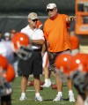 Tressel visits Browns camp