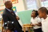 Stroger is principal for a day at Dolton school