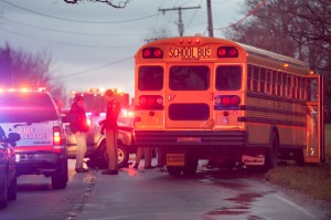 Students, 2 drivers injured in Union Township bus crash