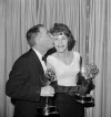 Archive Photo of Carol Burnett and Garry Moore at 1962 Emmy Awards