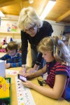 Kindergarteners use iPods to prepare for test