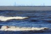 Surfing Lake Michigan