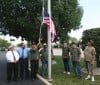 Old Glory flies at American School