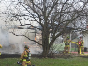 South Haven man rescued from burning home