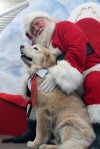 Santa has tails wagging at Welcome Center
