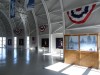 Civil War exhibit hall setup
