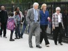 Students, parents walk to school for International Walk and Bike to School Day