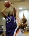 during the regional championship game at Valparaiso High School, Saturday Feb 16th,2013.  Merrillville lost to Warsaw 41-40.