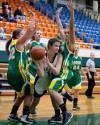 Whiting's Alex Dandelidis looks to pass