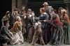 Liz McCartney as Mrs Lovett, wowing crowds with her 'special meat pies'