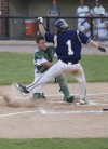 Whiting catcher Joseph Bondi, Bishop Noll's Danny Oseguera