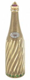 Joan Crawford's Gold and Gem Pepsi-Cola Bottle Brooch