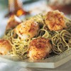 Scallops and Pasta with Pistachio-Parsley Pesto