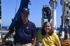 Dr. Robert Ballard of Titanic research fame and DeDee Ludwig 