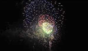 Fireworks over Munster