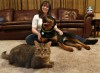 Portage resident organizing pet food pantry
