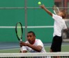 Munster's No. 1 doubles team Ryan Heuer and Michael Kitchell.
