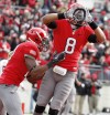 Big Ten football race ends in three-way tie